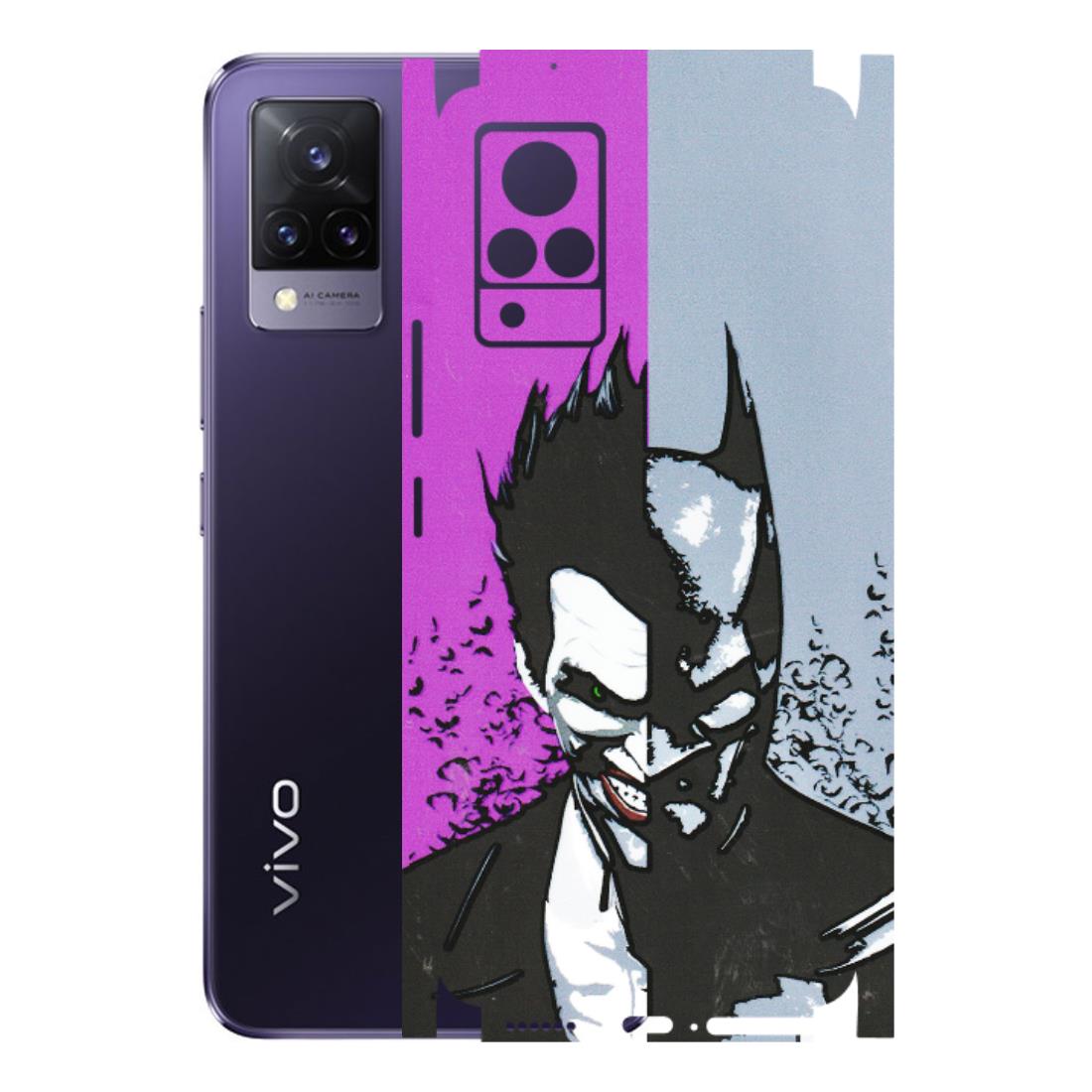 VIVO Z/V/X/T/U/S Series Phone Skins (All Models) - Batman & Joker - 3D Embossed Finish (L-143) Vivo V21 5G