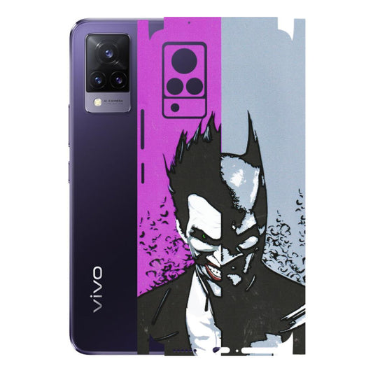 VIVO Z/V/X/T/U/S Series Phone Skins (All Models) - Batman & Joker - 3D Embossed Finish (L-143) Vivo V21 5G