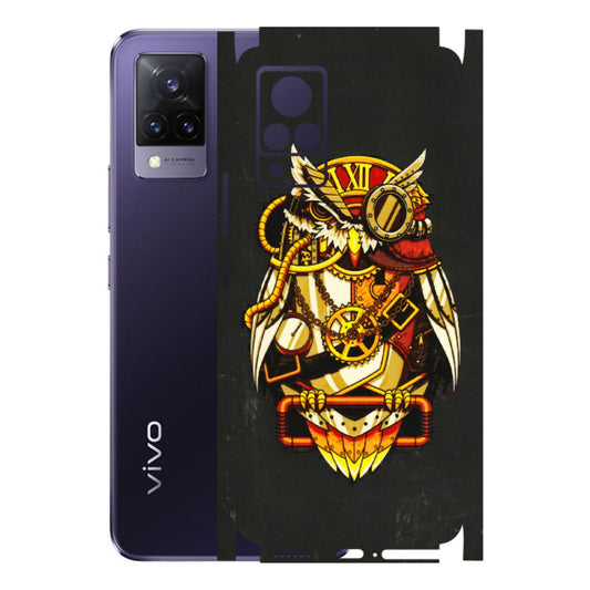 VIVO Z/V/X/T/U/S Series Phone Skins (All Models) - Classy Smart Owl - 3D Embossed Finish (L-144) Vivo V21 5G
