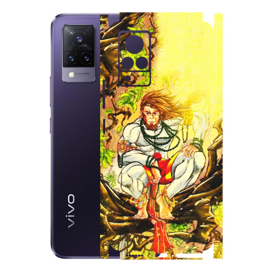 VIVO Z/V/X/T/U/S Series Phone Skins (All Models) - Lord Hanuman - 3D Embossed Finish (L-152) Vivo V21 5G
