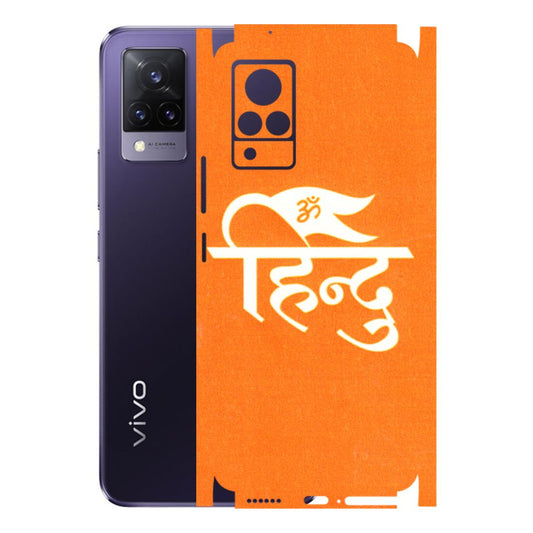 VIVO Z/V/X/T/U/S Series Phone Skins (All Models) - Hindu Kesari - 3D Embossed Finish (L-154) Vivo V21 5G
