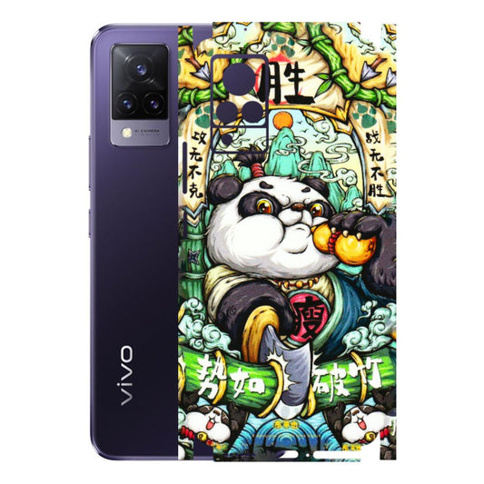 VIVO Z/V/X/T/U/S Series Phone Skins (All Models) - Royal Rich Panda - 3D Embossed Finish (L-170) Vivo V21 5G