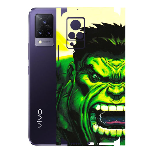 VIVO Z/V/X/T/U/S Series Phone Skins (All Models) - Hulk - 3D Embossed Finish (L-180) Vivo V21 5G