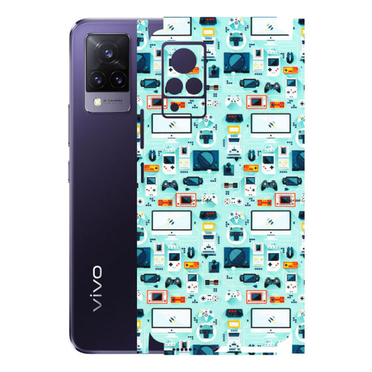 VIVO Z/V/X/T/U/S Series Phone Skins (All Models) - Gadgets Doodle - 3D Embossed Finish (L-184) Vivo V21 5G