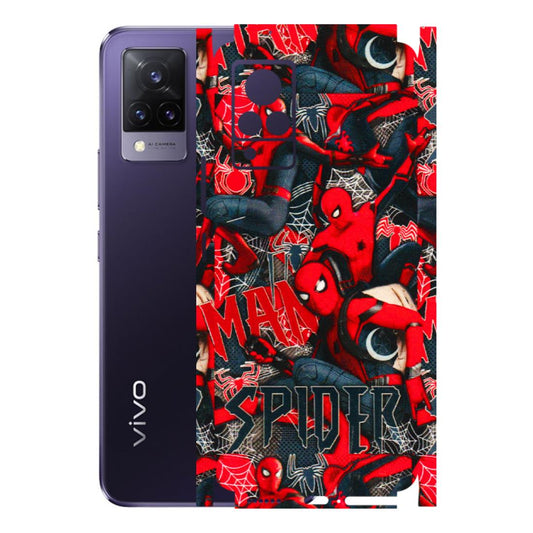 VIVO Z/V/X/T/U/S Series Phone Skins (All Models) - SpiderMan Cool - 3D Embossed Finish (L-188) Vivo V21 5G