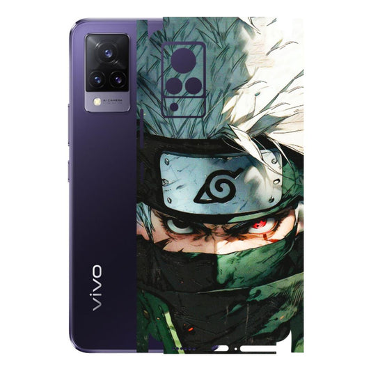 VIVO Z/V/X/T/U/S Series Phone Skins (All Models) - Kakashi Red Eye Focus - 3D Embossed Finish (L-227) Vivo V21 5G