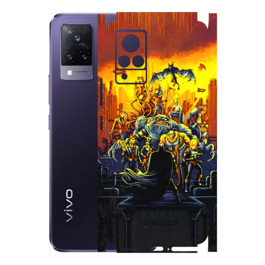 VIVO Z/V/X/T/U/S Series Phone Skins (All Models) - Games Doodles - 3D Embossed Finish (L-24) Vivo V21 5G