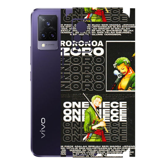 VIVO Z/V/X/T/U/S Series Phone Skins (All Models) - One Piece Zoro - 3D Embossed Finish (L-250) Vivo V21 5G