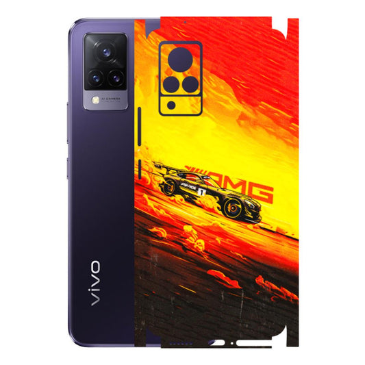 VIVO Z/V/X/T/U/S Series Phone Skins (All Models) - AMG Car Speed Cover - 3D Embossed Finish (L-256) Vivo V21 5G