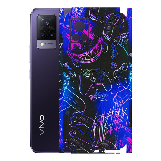 VIVO Z/V/X/T/U/S Series Phone Skins (All Models) - Gamers Paradise - 3D Embossed Finish (L-258) Vivo V21 5G
