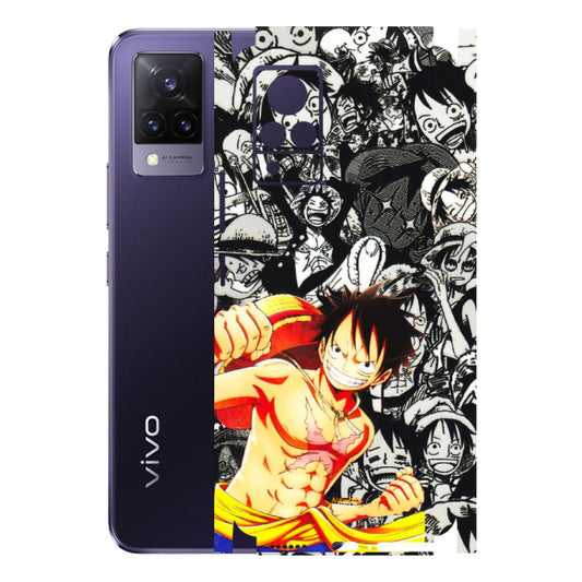 VIVO Z/V/X/T/U/S Series Phone Skins (All Models) - Anime Comics Games Doodles - 3D Embossed Finish (L-27) Vivo V21 5G