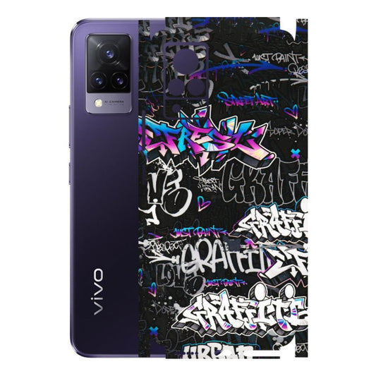 VIVO Z/V/X/T/U/S Series Phone Skins (All Models) - Graffiti Killer - 3D Embossed Finish (L-274) Vivo V21 5G