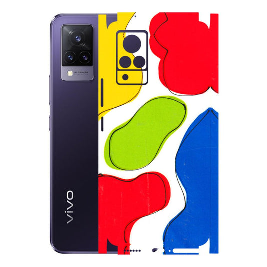 VIVO Z/V/X/T/U/S Series Phone Skins (All Models) - RGB Colour Paint - 3D Embossed Finish (L-284) Vivo V21 5G