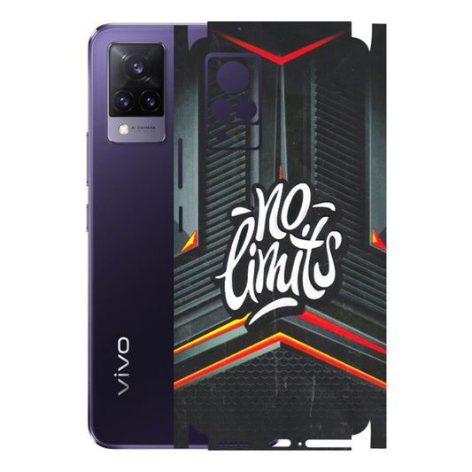 VIVO Z/V/X/T/U/S Series Phone Skins (All Models) - No Limits - 3D Embossed Finish (L-286) Vivo V21 5G