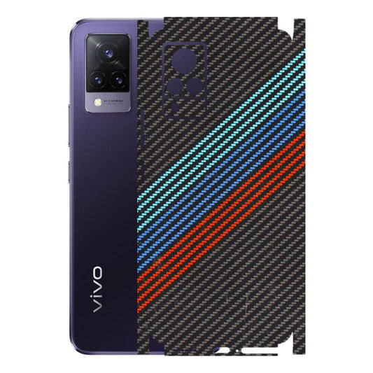 VIVO Z/V/X/T/U/S Series Phone Skins (All Models) - Carbon BM - 3D Embossed Finish (L-302) Vivo V21 5G