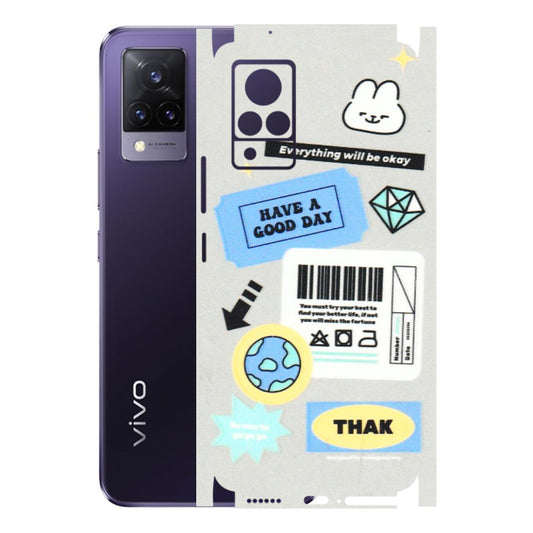 VIVO Z/V/X/T/U/S Series Phone Skins (All Models) - Will Be Okay Design - 3D Embossed Finish (L-316) Vivo V21 5G
