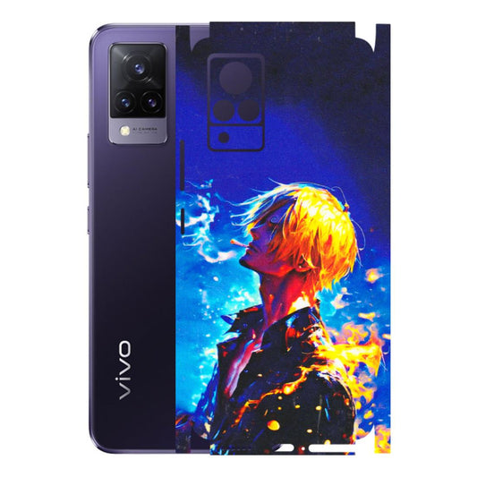 VIVO Z/V/X/T/U/S Series Phone Skins (All Models) - Sanji Vinsmoke One Piece - 3D Embossed Finish (L-319) Vivo V21 5G