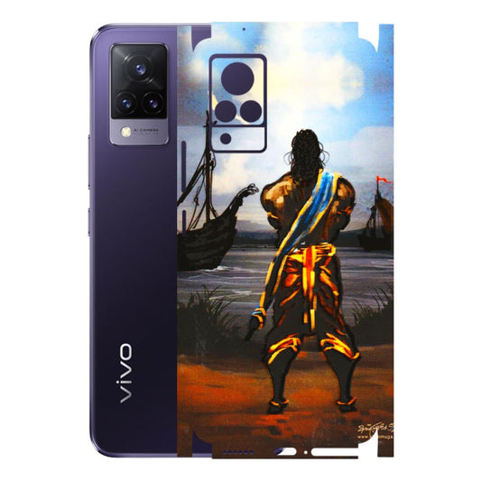 VIVO Z/V/X/T/U/S Series Phone Skins (All Models) - Heavenly God Figure - 3D Embossed Finish (L-34) Vivo V21 5G