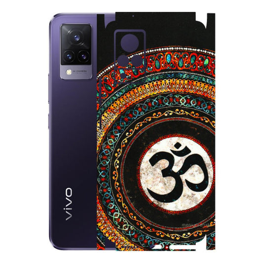 VIVO Z/V/X/T/U/S Series Phone Skins (All Models) - Aum Chant Abstract - 3D Embossed Finish (L-42) Vivo V21 5G