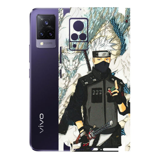 VIVO Z/V/X/T/U/S Series Phone Skins (All Models) - Kakashi Hatake Naruto Anime - 3D Embossed Finish (L-46) Vivo V21 5G