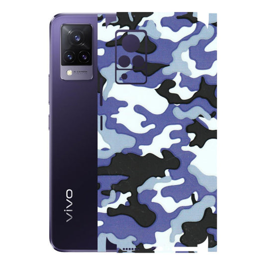 VIVO Z/V/X/T/U/S Series Phone Skins (All Models) - Powerfull Military Camoflauge - 3D Embossed Finish (L-49) Vivo V21 5G