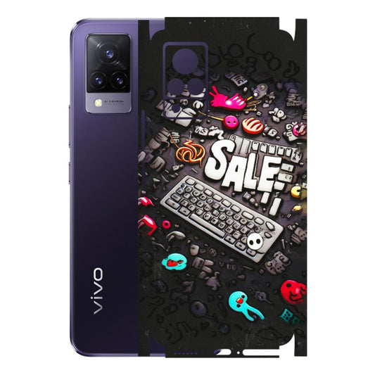 VIVO Z/V/X/T/U/S Series Phone Skins (All Models) - Gadgets Sale - 3D Embossed Finish (L-50) Vivo V21 5G
