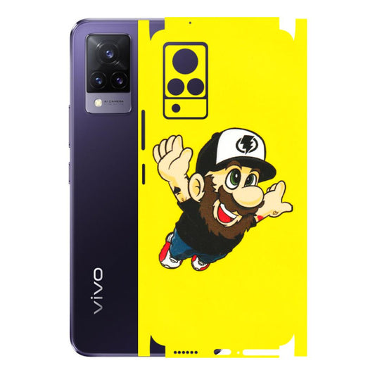 VIVO Z/V/X/T/U/S Series Phone Skins (All Models) - Flying Beardo - 3D Embossed Finish (L-60) Vivo V21 5G