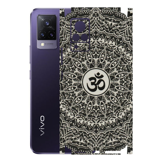 VIVO Z/V/X/T/U/S Series Phone Skins (All Models) - Aum Elegant Mandala - 3D Embossed Finish (L-62) Vivo V21 5G
