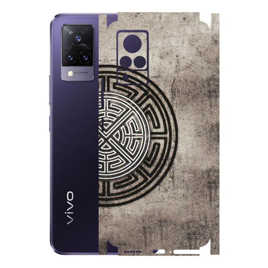 VIVO Z/V/X/T/U/S Series Phone Skins (All Models) - Mysterious Circular Design - 3D Embossed Finish (L-63) Vivo V21 5G