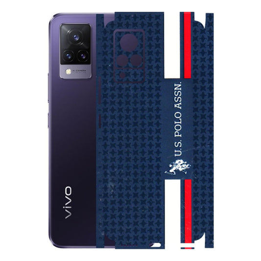 VIVO Z/V/X/T/U/S Series Phone Skins (All Models) - US POLO Designer Brand - 3D Embossed Finish (L-65) Vivo V21 5G