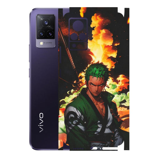 VIVO Z/V/X/T/U/S Series Phone Skins (All Models) - Roronoa Zoro - Matte Finish (M-102) Vivo V21 5G