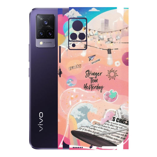 VIVO Z/V/X/T/U/S Series Phone Skins (All Models) - Stronger Then Yesterday - Matte Finish (M-128) Vivo V21 5G