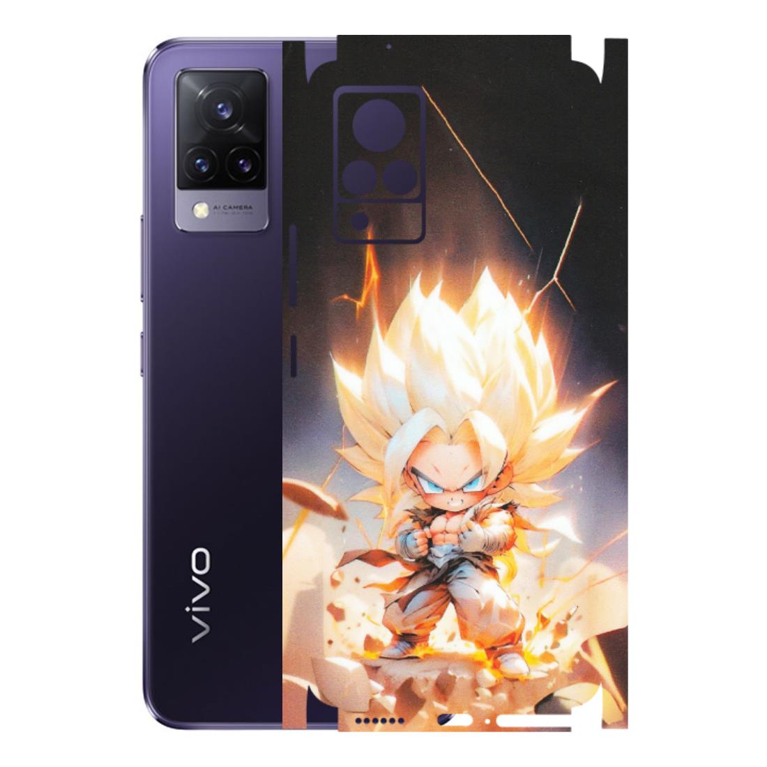 VIVO Z/V/X/T/U/S Series Phone Skins (All Models) - Goku Dragon Cute Anime - Matte Finish (M-131) Vivo V21 5G