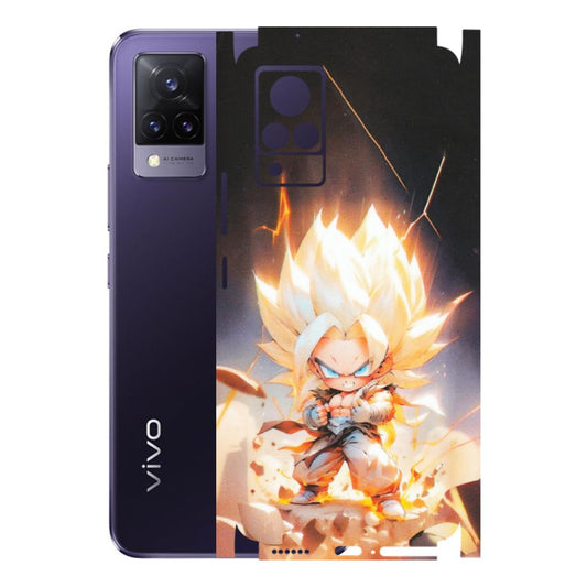 VIVO Z/V/X/T/U/S Series Phone Skins (All Models) - Goku Dragon Cute Anime - Matte Finish (M-131) Vivo V21 5G