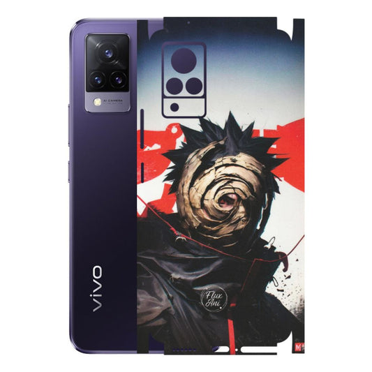 VIVO Z/V/X/T/U/S Series Phone Skins (All Models) - Obito Uchiha Cool Anime - Matte Finish (M-134) Vivo V21 5G