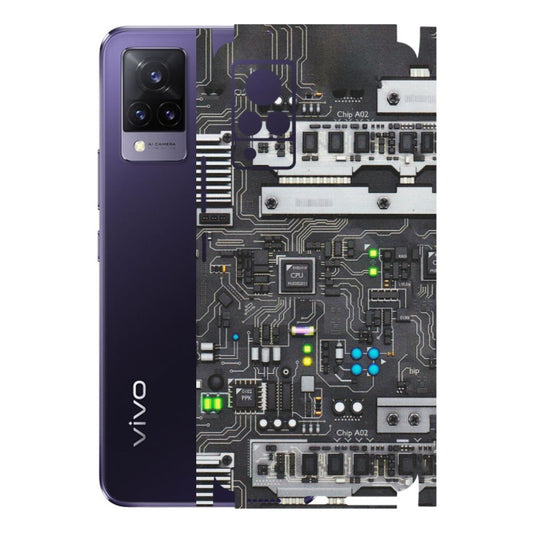 VIVO Z/V/X/T/U/S Series Phone Skins (All Models) - Motherboard Internals - Matte Finish (M-135) Vivo V21 5G