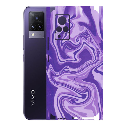 VIVO Z/V/X/T/U/S Series Phone Skins (All Models) - Hazy Purple Nights - Matte Finish (M-14) Vivo V21 5G