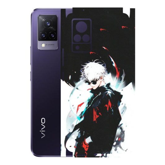 VIVO Z/V/X/T/U/S Series Phone Skins (All Models) - Gojo Powerful Charater Kaisen Anime - Matte Finish (M-144) Vivo V21 5G
