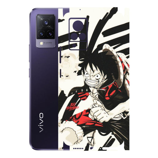 VIVO Z/V/X/T/U/S Series Phone Skins (All Models) - Monkey D.Luffy Manga Anime - Matte Finish (M-145) Vivo V21 5G
