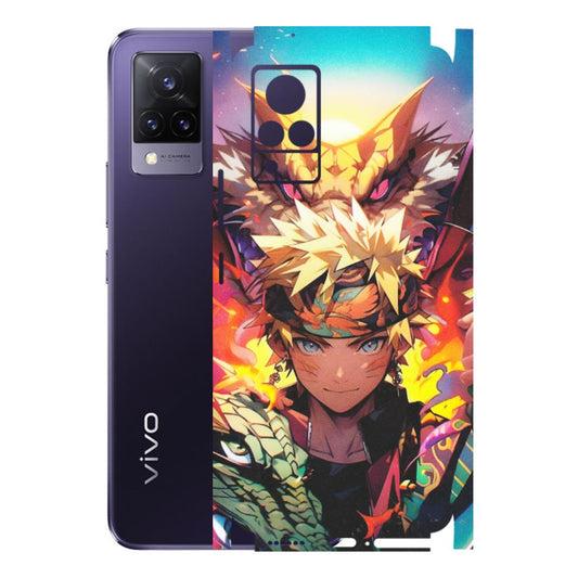 VIVO Z/V/X/T/U/S Series Phone Skins (All Models) - Angry Naruto Anime - Matte Finish (M-148) Vivo V21 5G