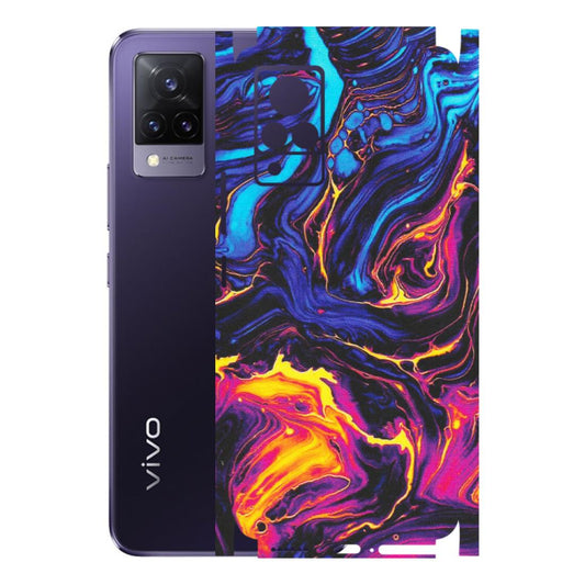 VIVO Z/V/X/T/U/S Series Phone Skins (All Models) - Abstract Paint Classy - Matte Finish (M-15) Vivo V21 5G