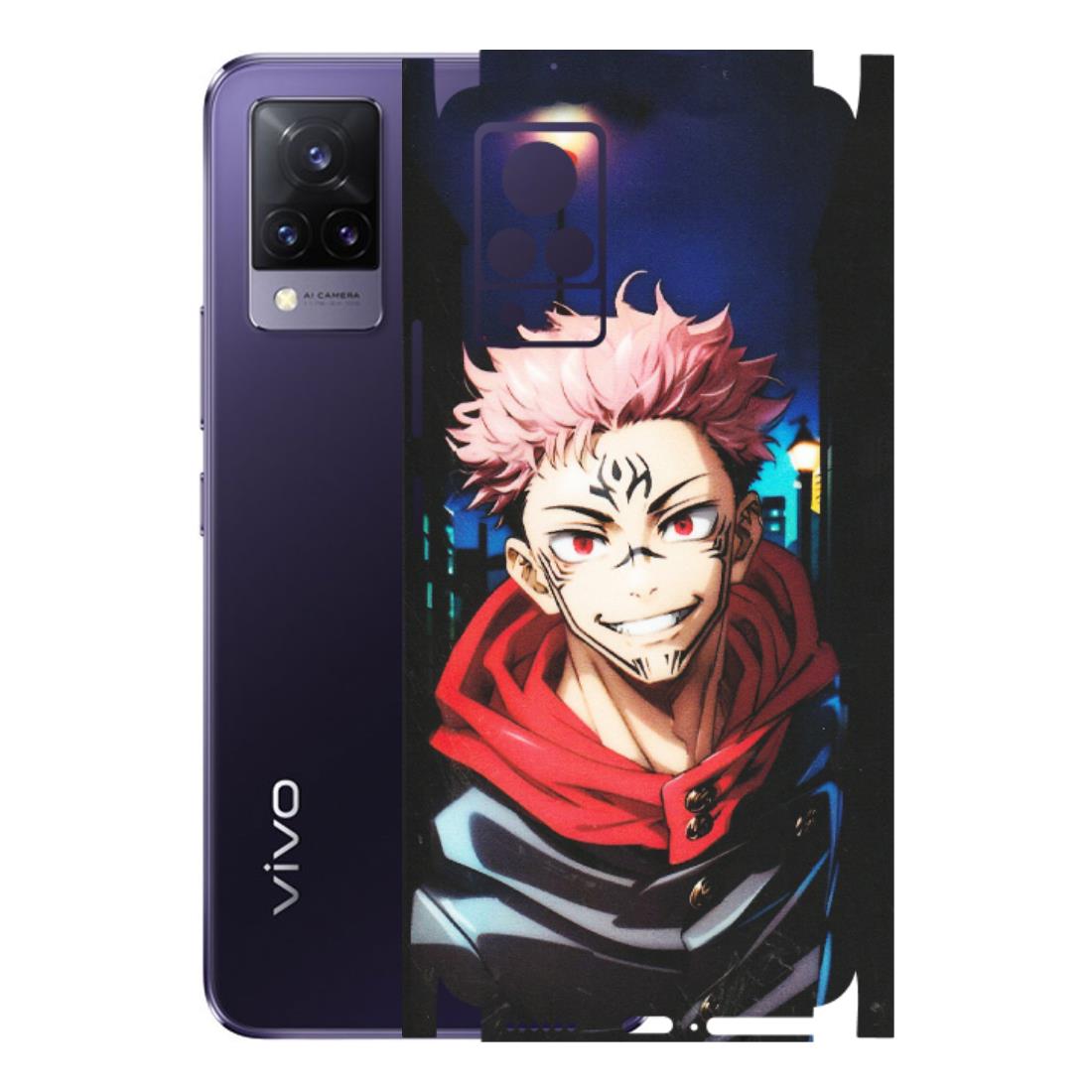 VIVO Z/V/X/T/U/S Series Phone Skins (All Models) - Yuji Itadori Funny Face Anime - Matte Finish (M-152) Vivo V21 5G