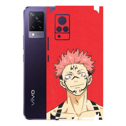 VIVO Z/V/X/T/U/S Series Phone Skins (All Models) - Ryomen Sukuna Fun Anime - Matte Finish (M-153) Vivo V21 5G