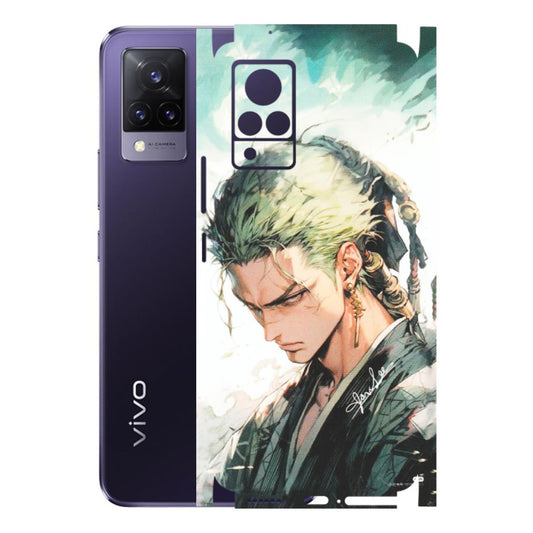 VIVO Z/V/X/T/U/S Series Phone Skins (All Models) - Pirate Hunter One Piece Anime - Matte Finish (M-157) Vivo V21 5G