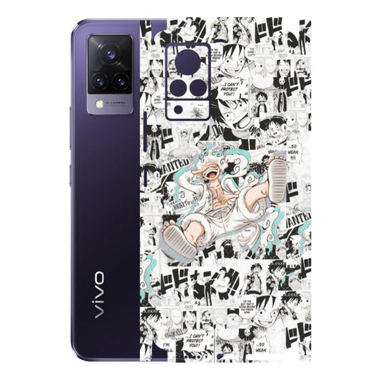 VIVO Z/V/X/T/U/S Series Phone Skins (All Models) - One Piece Comic - Matte Finish (M-168) Vivo V21 5G