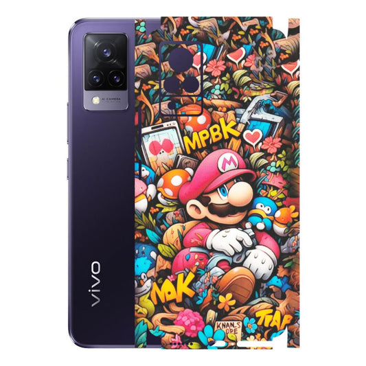 VIVO Z/V/X/T/U/S Series Phone Skins (All Models) - Super Mario Bros Artistic - Matte Finish (M-173) Vivo V21 5G