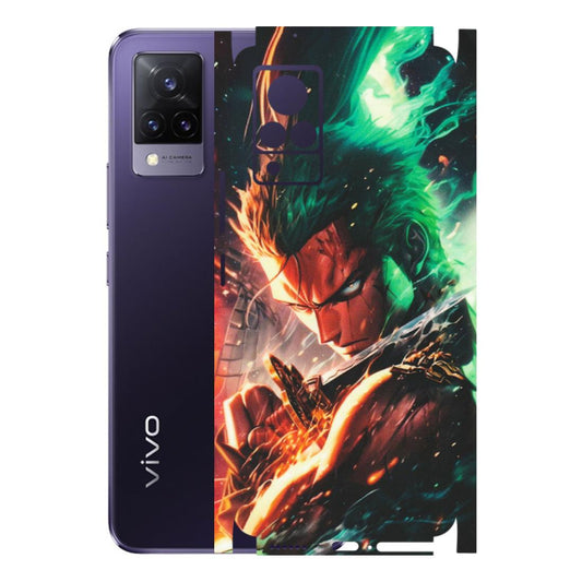 VIVO Z/V/X/T/U/S Series Phone Skins (All Models) - Anime Gojo Sword - Matte Finish (M-32) Vivo V21 5G
