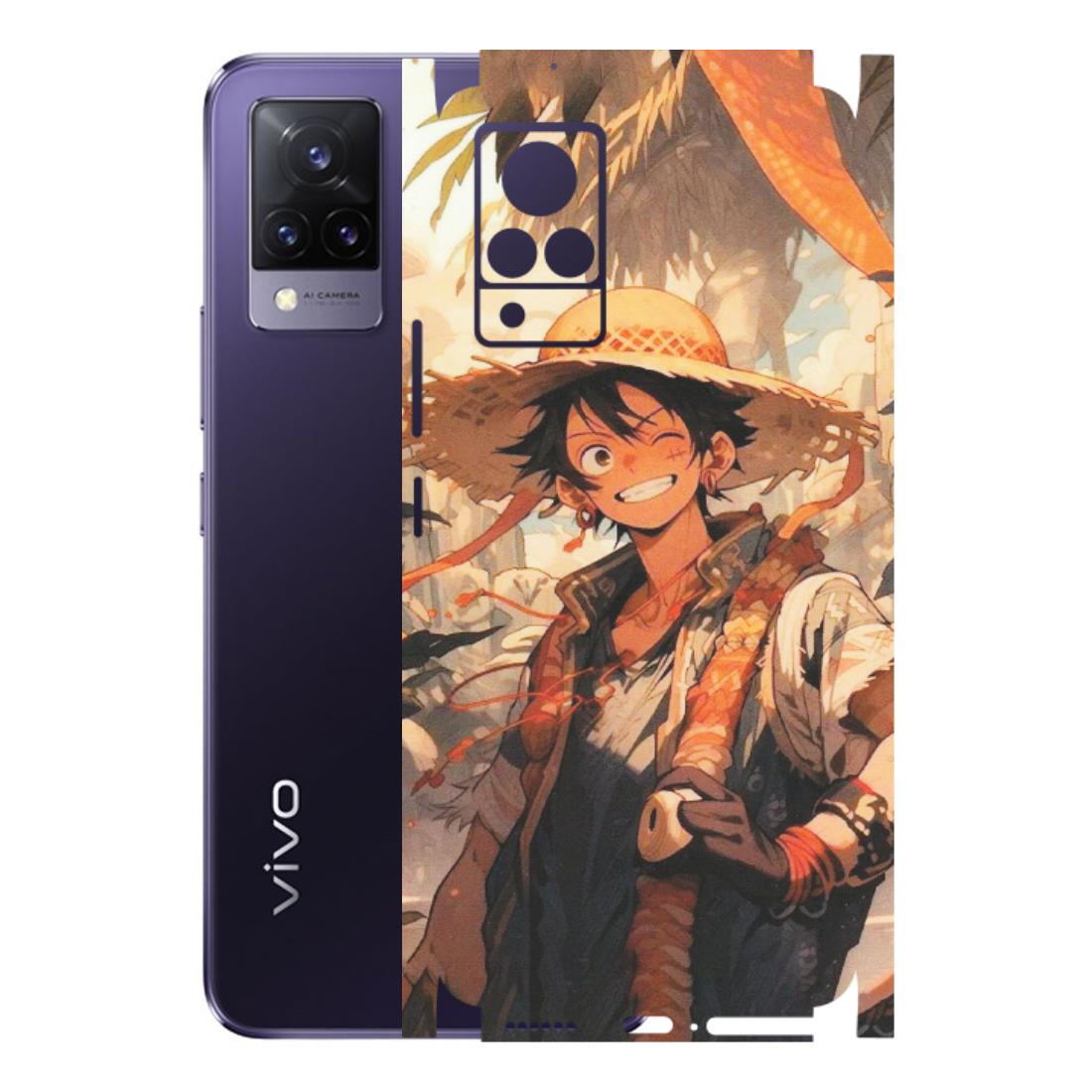VIVO Z/V/X/T/U/S Series Phone Skins (All Models) - Anime Character Smile - Matte Finish (M-33) Vivo V21 5G