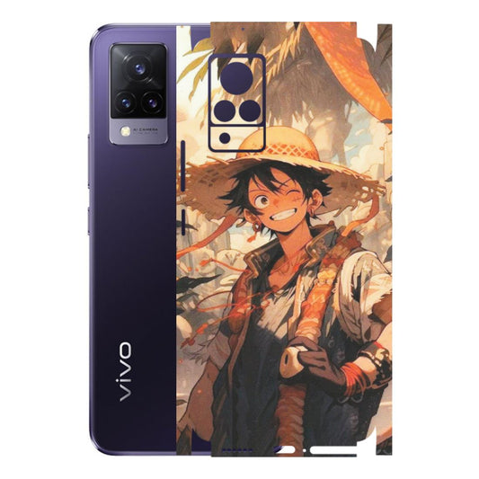 VIVO Z/V/X/T/U/S Series Phone Skins (All Models) - Anime Character Smile - Matte Finish (M-33) Vivo V21 5G