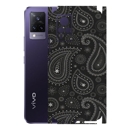 VIVO Z/V/X/T/U/S Series Phone Skins (All Models) - Black Sober Kerry - Matte Finish (M-37) Vivo V21 5G